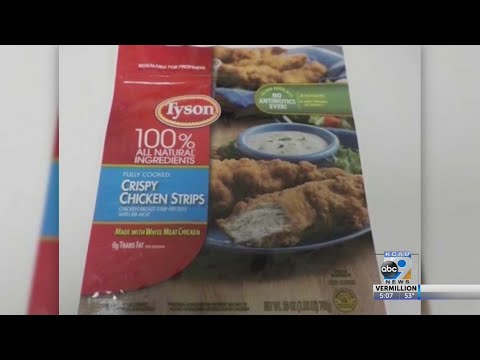Tyson Frozen Chicken Strips Recalled