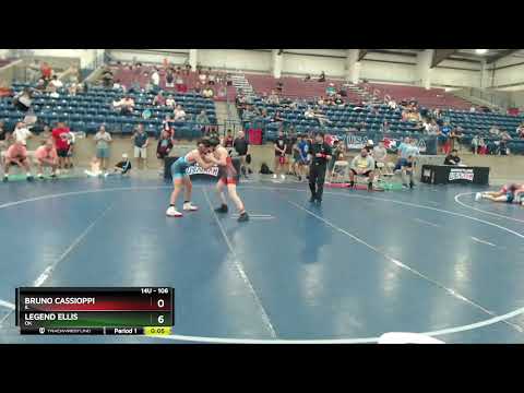 106 Lbs Semifinal - Bruno Cassioppi, IL Vs Legend Ellis, OK 9e8b