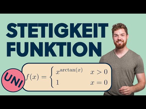 EXAM QUESTION: Continuity of real functions, example x^arctan(x) for x greater than 0 and 1 for x=0