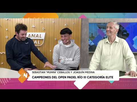 Campeones del Open Padel Río Tercero Categoría Elite