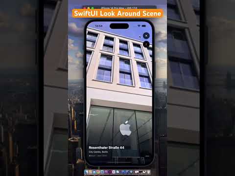 SwiftUI Look Around Scene iOS 17