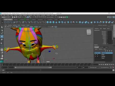 &#x202a;37- Maya rigging controler  ادوات التحكم بالتفاصيل&#x202c;&rlm;