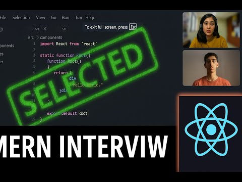 Mern Stack Developer Mock Interview React Node Mongodb Express Selected