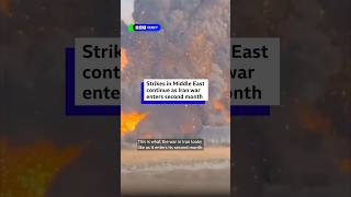 Download lagu Strikes in Middle East continue as Iran war enters second month. #Iran #US #BBCNews mp3
