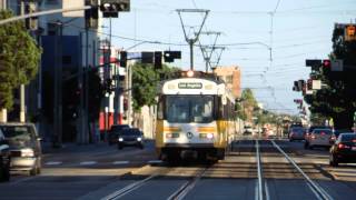 preview picture of video 'Los Angeles Metro Blue Lines tram San Pedro to Grand'