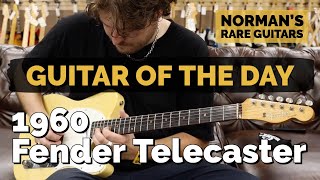 Video thumbnail for Guitar of the Day: 1960 Fender Telecaster Slab Board | Norman's Rare Guitars by Normans Rare Guitars