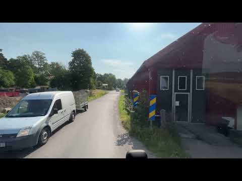 Casual drive around the Swedish city of Uppsala with Scania P410 truck🚚