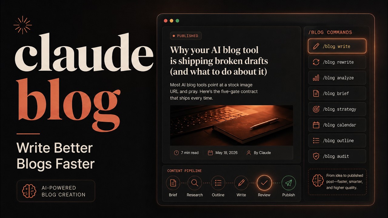 Watch the Claude Blog v1.9.1 walkthrough on YouTube