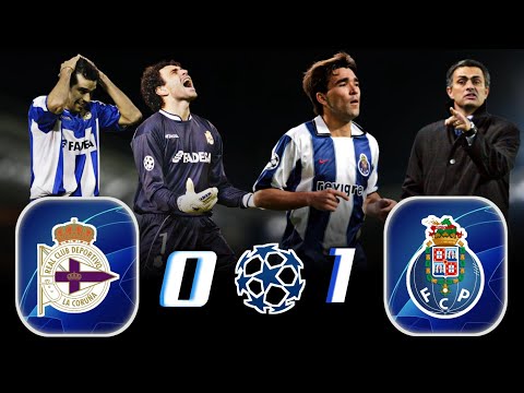 Mourinho hace la hazaña🥶,acaba con el sueño español y llega a la final》(porto × Deportivo La Coruña)