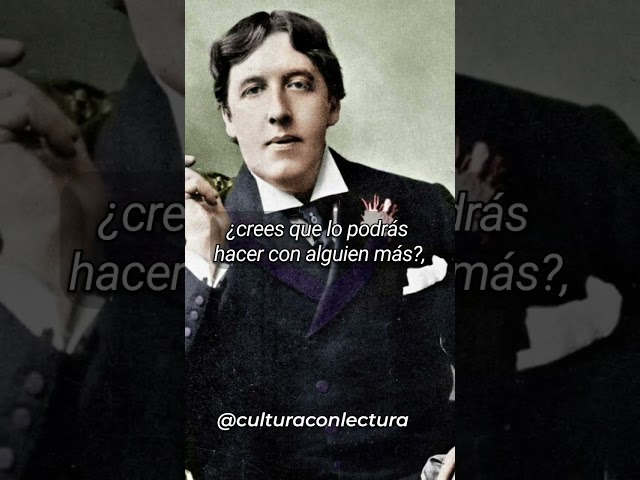 Vídeo relacionado con 100 citas de Oscar Wilde