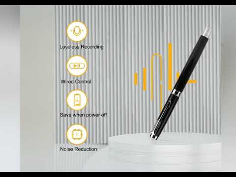 Aomago 16GB Professional Recording Device Pen Audio Voice Activated Recorder