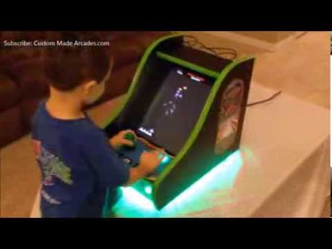 Galaga Bartop Custom Made Arcade 60 in 1 JAMMA iCade Mini Tabletop by Custom Made Arcades
