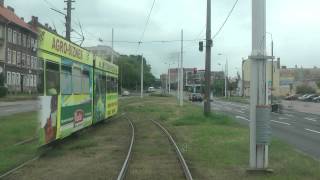 preview picture of video 'Tramwaje Gorzów Wielkopolski linia 2'