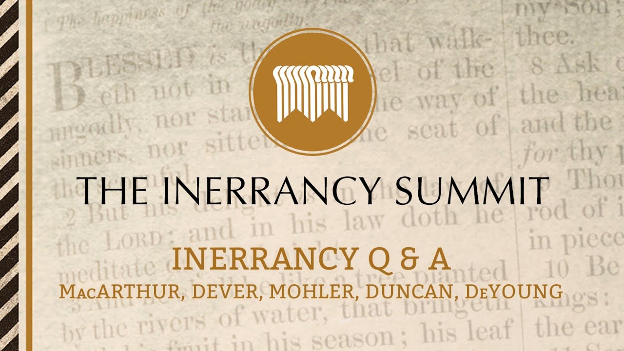 Q & A - John MacArthur, Mark Dever, Albert Mohler, Ligon Duncan, Kevin DeYoung