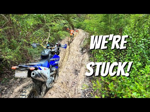 The Humble WR250R Follows a KTM (& Gets Stuck!)