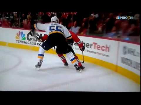 St. Louis Blues vs. Chicago Blackhawks 10-12-16 Colton Parayko PENALTY