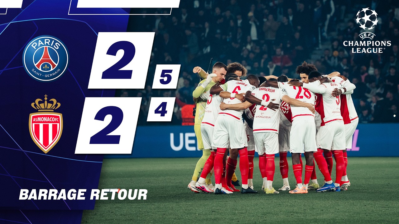 Paris Saint-Germain FC 2 - 2 AS Monaco FC highlights