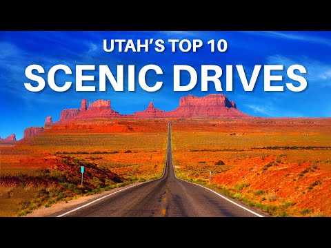 Top 10 Scenic Drives In Utah || 10 Most Popular Scenic Byway In Utah