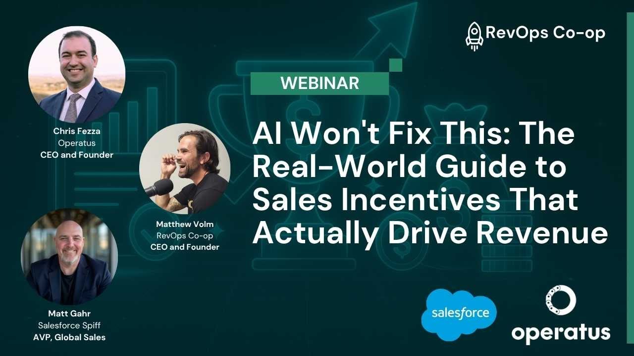 AI Won't Fix This: The Real-World Guide to Sales Incentives That Actually Drive Revenue