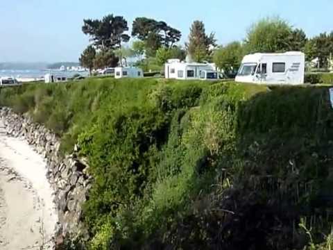 camping ar kleguer roscoff vue de la plage et la crique