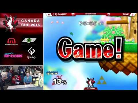 CCG2K15 - [LP] RaynEX (Marth, Fox) vs  Puke (Sheik) - Melee Singles Pools