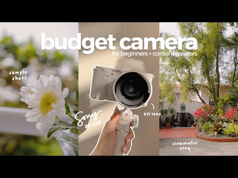 unboxing my first camera + vlog test (budget & beginner friendly!)