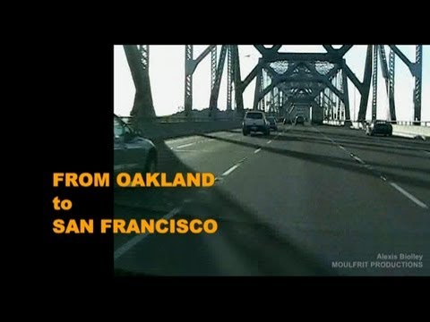 Oakland to San Francisco in 1 min 31 sec! Old Bay Bridge, no "S" curve!