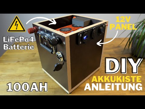 DIY Stromkiste  | Batteriekasten selber bauen | LiFePo4 Lithium Batterie