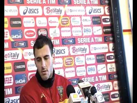 Antonio Rosati prima del derby a porte chiuse Lecce Bari