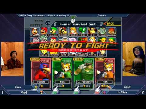 MMOM 87 - Zeus/Klap$ vs idkidc/ItsADair SSBM Teams WQ