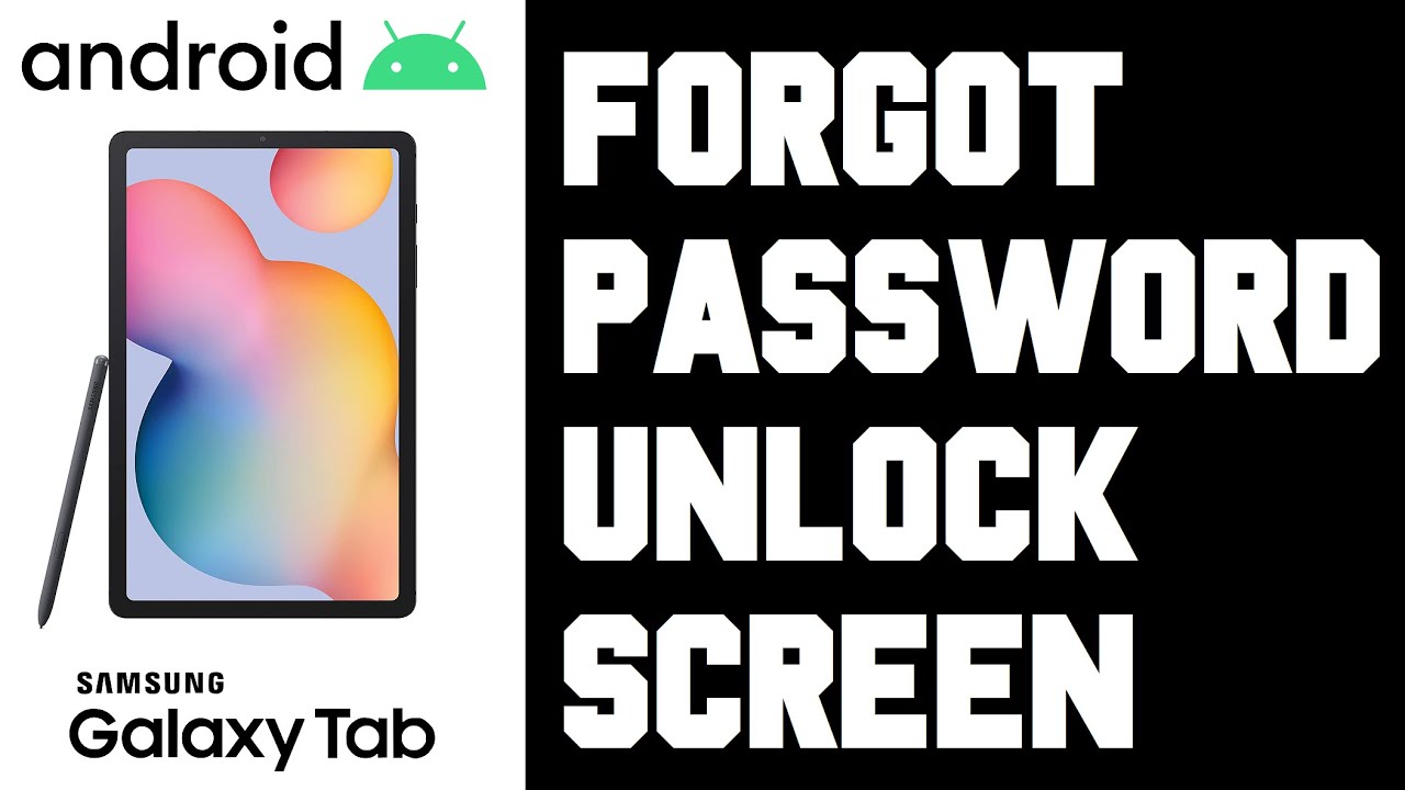 Android Forgot Password Pattern Pin Code Help - Android Tablet Forgot Password Factory Reset