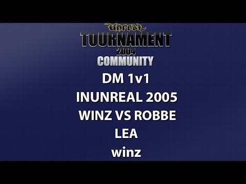 UT2004 DM 1v1 - inUnreal 2005 - winz vs roBBe - Lea - winz