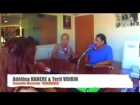 ITV @ TAUI FM Adlina HANERE & Terii VOIRIN comédie musicale HINEMANEA 150407