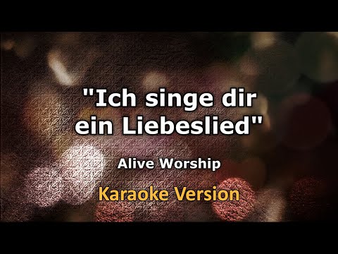 Instrumental - Ich singe dir ein Liebeslied (Karaoke)