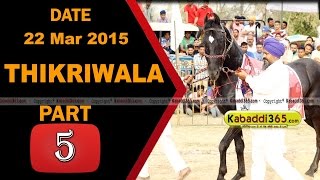 Thikriwala (barnala) Kabaddi Tournament 22 Mar 2015 Part 2 by Kabaddi365.com