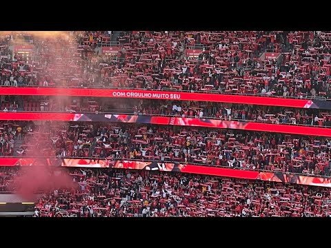Benfica vs Vitória de Guimarães 18/3/23. No Name Boys ultras and pyro 🧨 🦅
