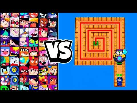 WHO CAN ESCAPE HYPERCHARGED TICK HEAD MAZE? | 104 Brawlers | With SUPER, STAR, GADGET!