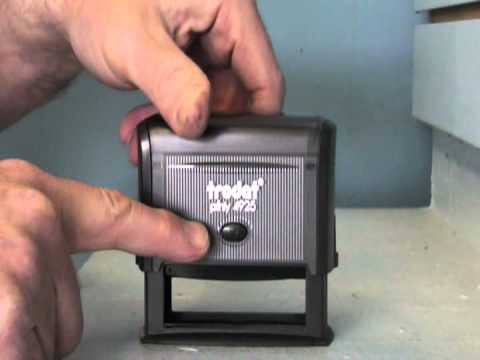 How to re-ink your Trodat Printy