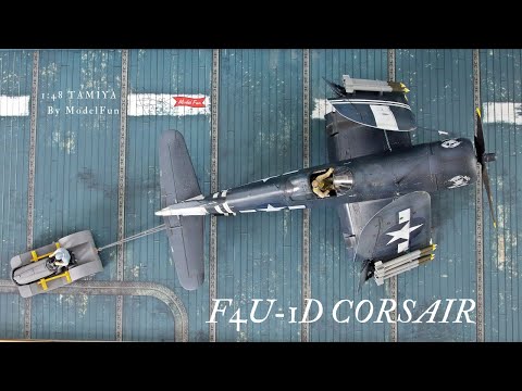 The Mad Cossack 1:48 Tamiya F4U-1D Corsair. FULL BUILD