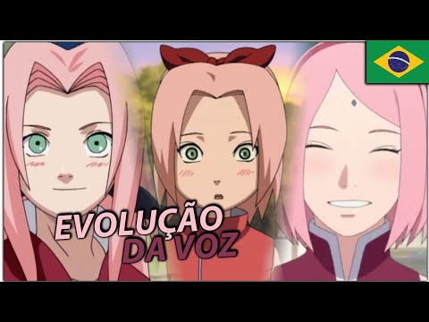 EVOLUÇÃO da VOZ da SAKURA HARUNO | Tatiane Kelpmair 🇧🇷
