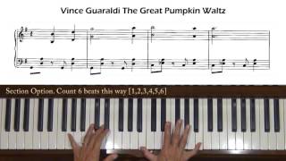 The Great Pumpkin Waltz Vince Guaraldi Piano Tutorial