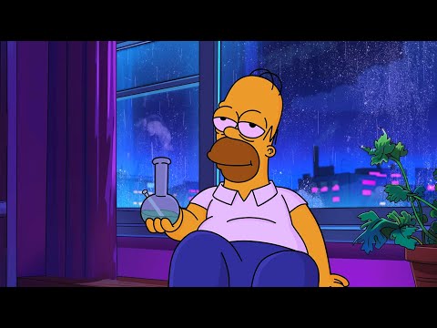 Rain Smoke Session - Lofi Song - Lofi hip hop mix ~ Stress Relief / Relaxing Music / Smoking Beats