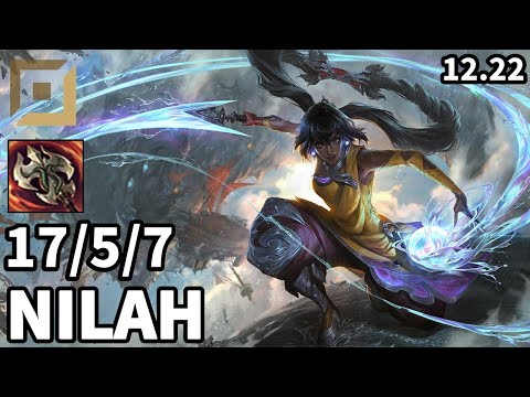 Nilah ADC vs Xayah - KR Master | Patch 12.22