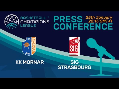 KK Mornar v SIG Strasbourg - Press Conference - Basketball Champions League
