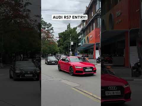 Thumbnail for RED AUDI RS7 !!!!! #youtube #youtubeshorts #shorts by Audi