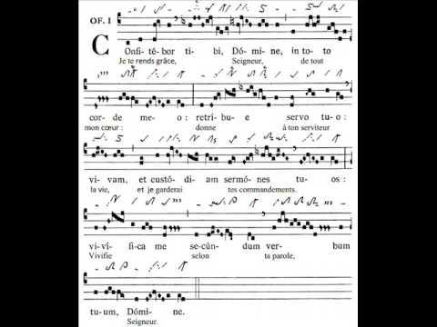 Offertorium Confitebor tibi, Dominica V Quadragesimae (5 Carême)