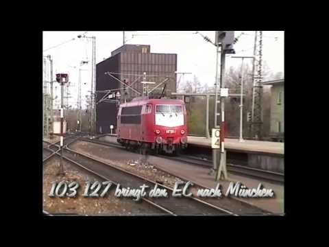Eisenbahn in Stuttgart im Frühjahr 1998
