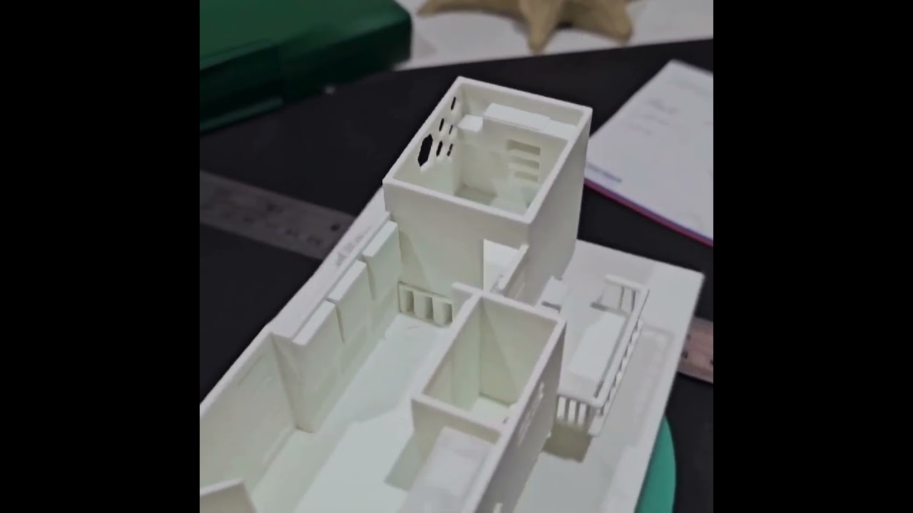 architect project in 3d form