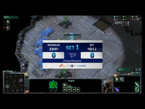 SPL [02.05] Free (WOONGJIN) vs soo (SKT) 1SET / WCS Antiga Shipyard - Starcraft 2,esportstv