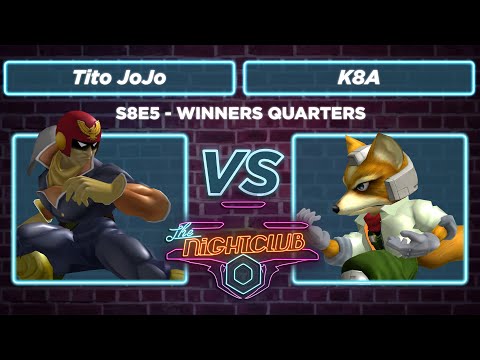 The Nightclub S8E5 - Tito JoJo (Falcon) vs K8A (Fox) - Winners Quarters SSBM